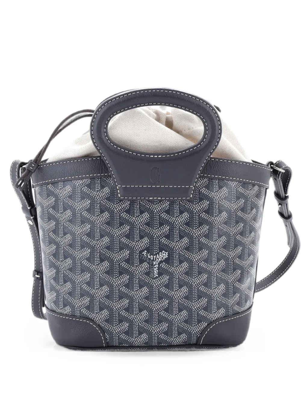 Goyard Pre-Owned Borsa tote Beluga mini in tela cerata - Grigio