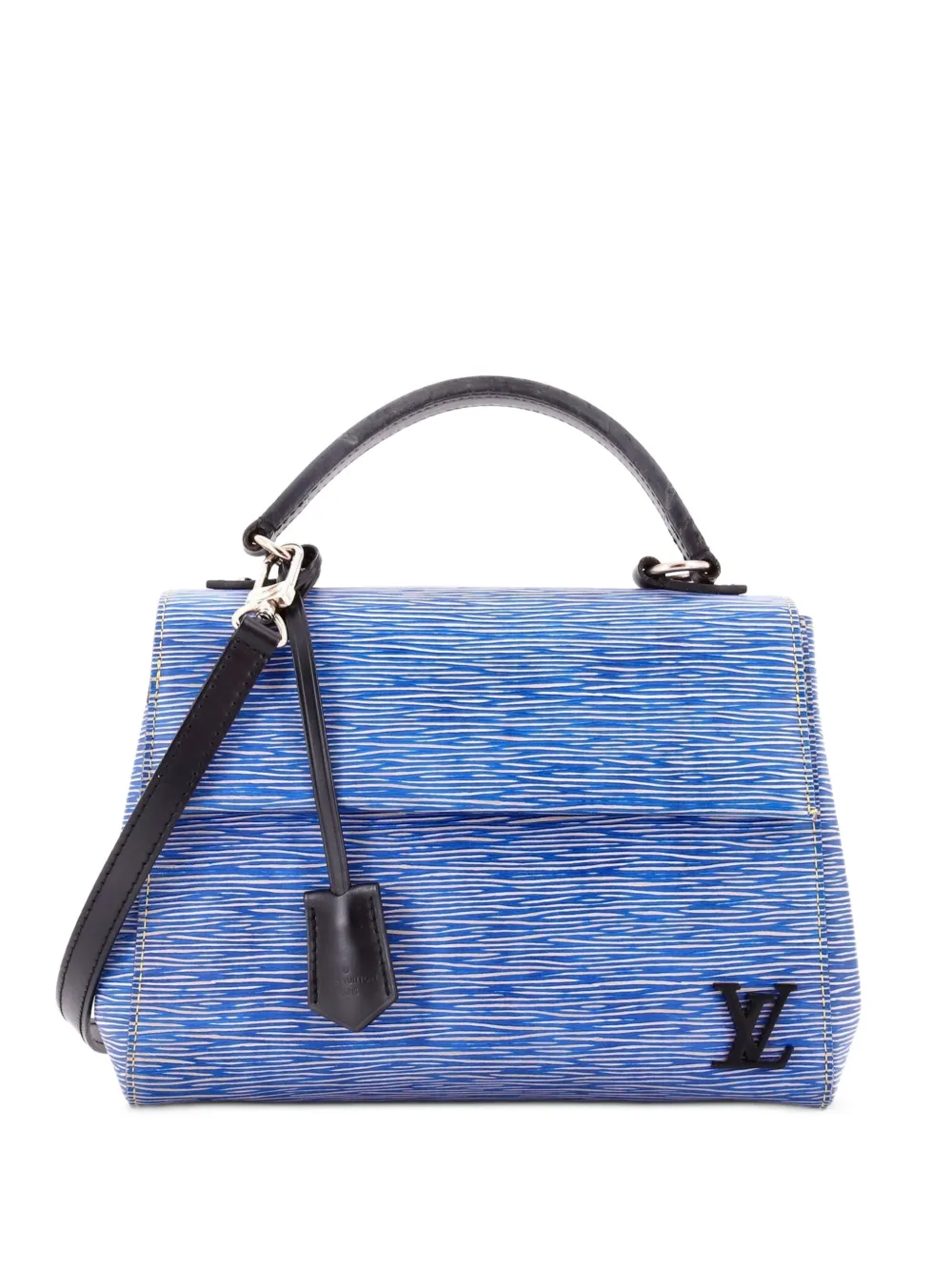 Louis Vuitton Pre-Owned Cluny Top Handle Bag Epi Leather BB satchel - Blue