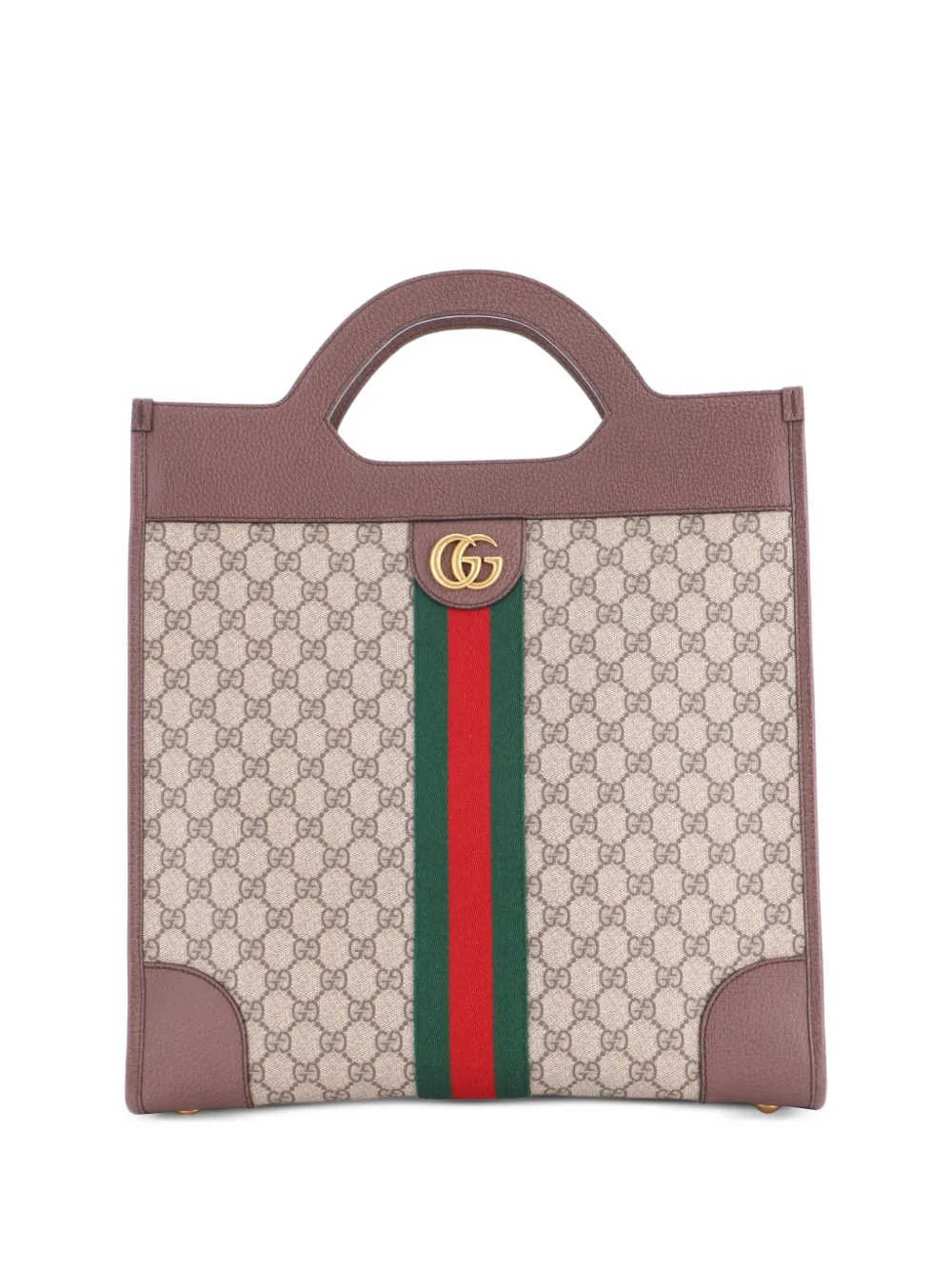Gucci Pre-Owned Borsa a tracolla Ophidia grande - Marrone