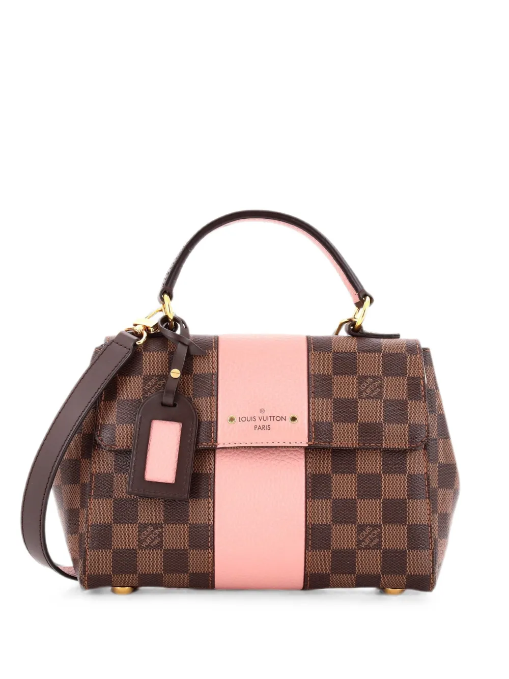 Louis Vuitton Pre-Owned Borsa a mano Bond Street BB in pelle e tela Damier con tracolla - Rosa