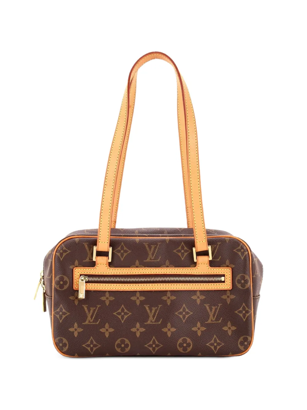 Louis Vuitton Pre-Owned Cite Handbag Monogram Canvas MM shoulder bag - Brown