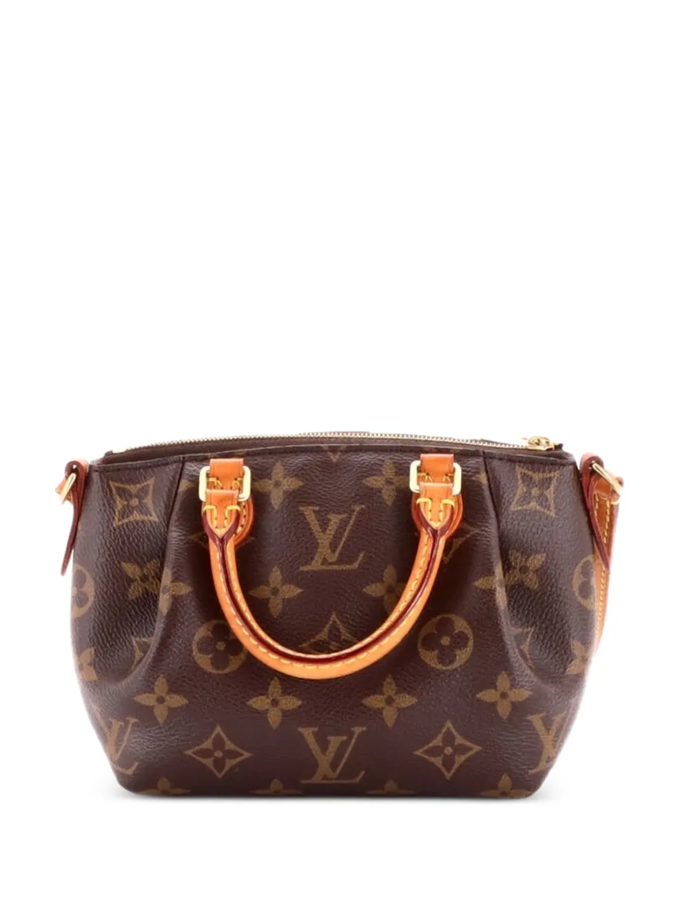 Louis Vuitton Pre-Owned Nano Turenne Umhängetasche aus Canvas mit Monogramm - Braun
