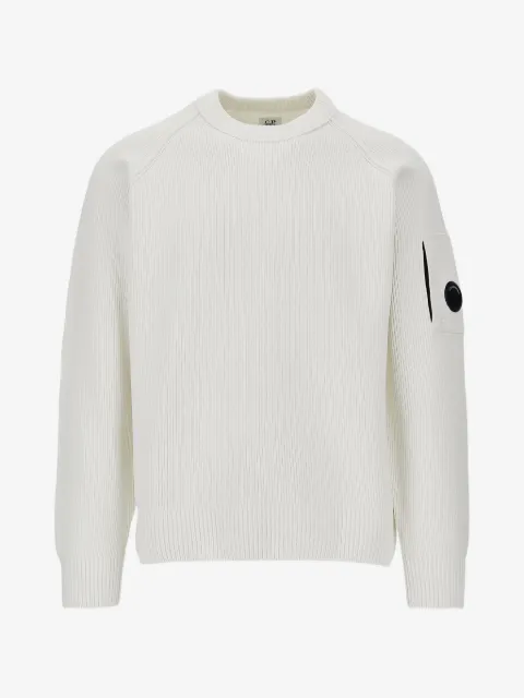 C.P. Company Lens-detail ribbed-knit sweater