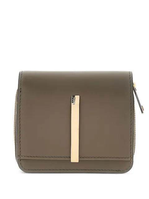 Tod's logo-plaque leather wallet
