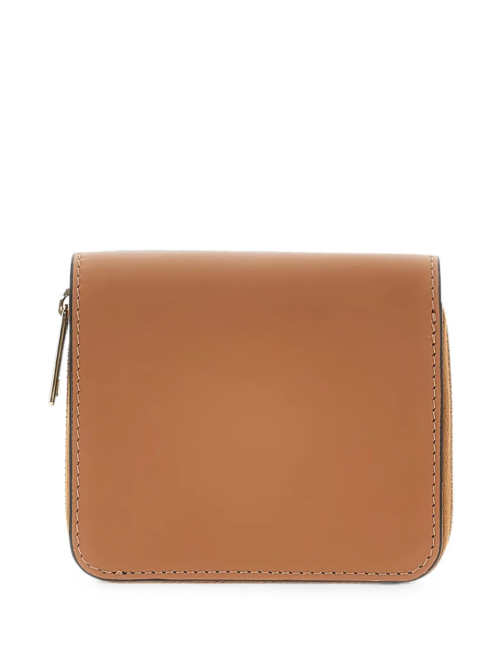Tod's Leren portemonnee met logoplakkaat Bruin