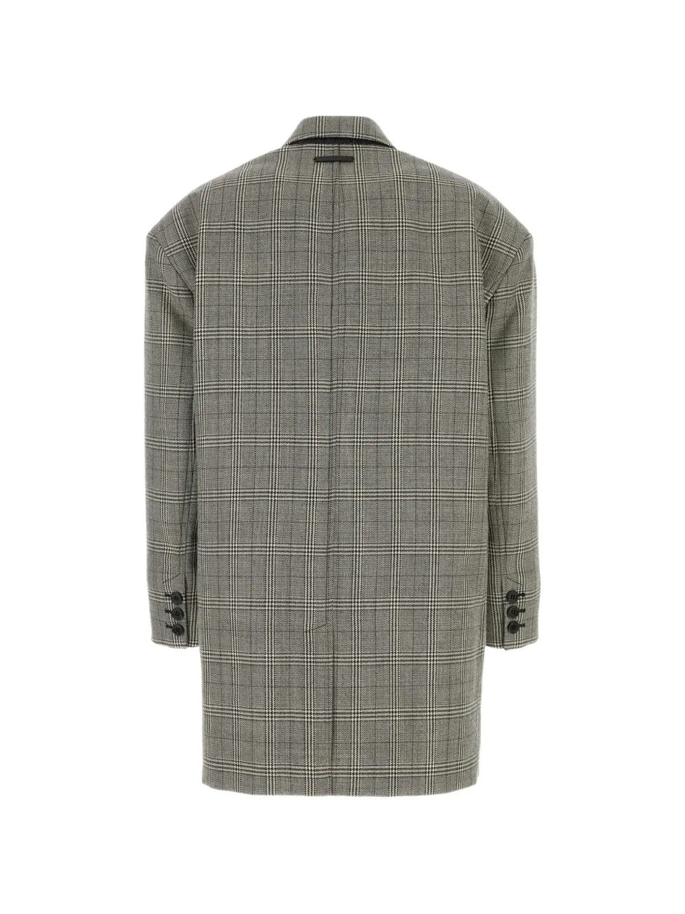 Marni Geruite oversized blazer Grijs