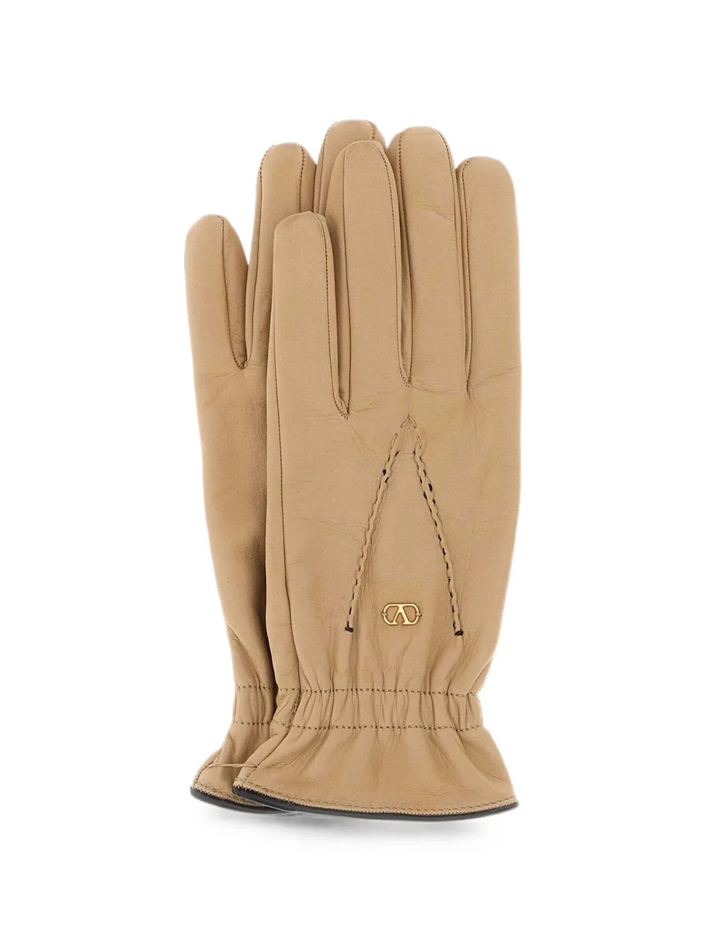 Valentino Garavani Valentino Garavani Handschuhe mit VLogo - Nude