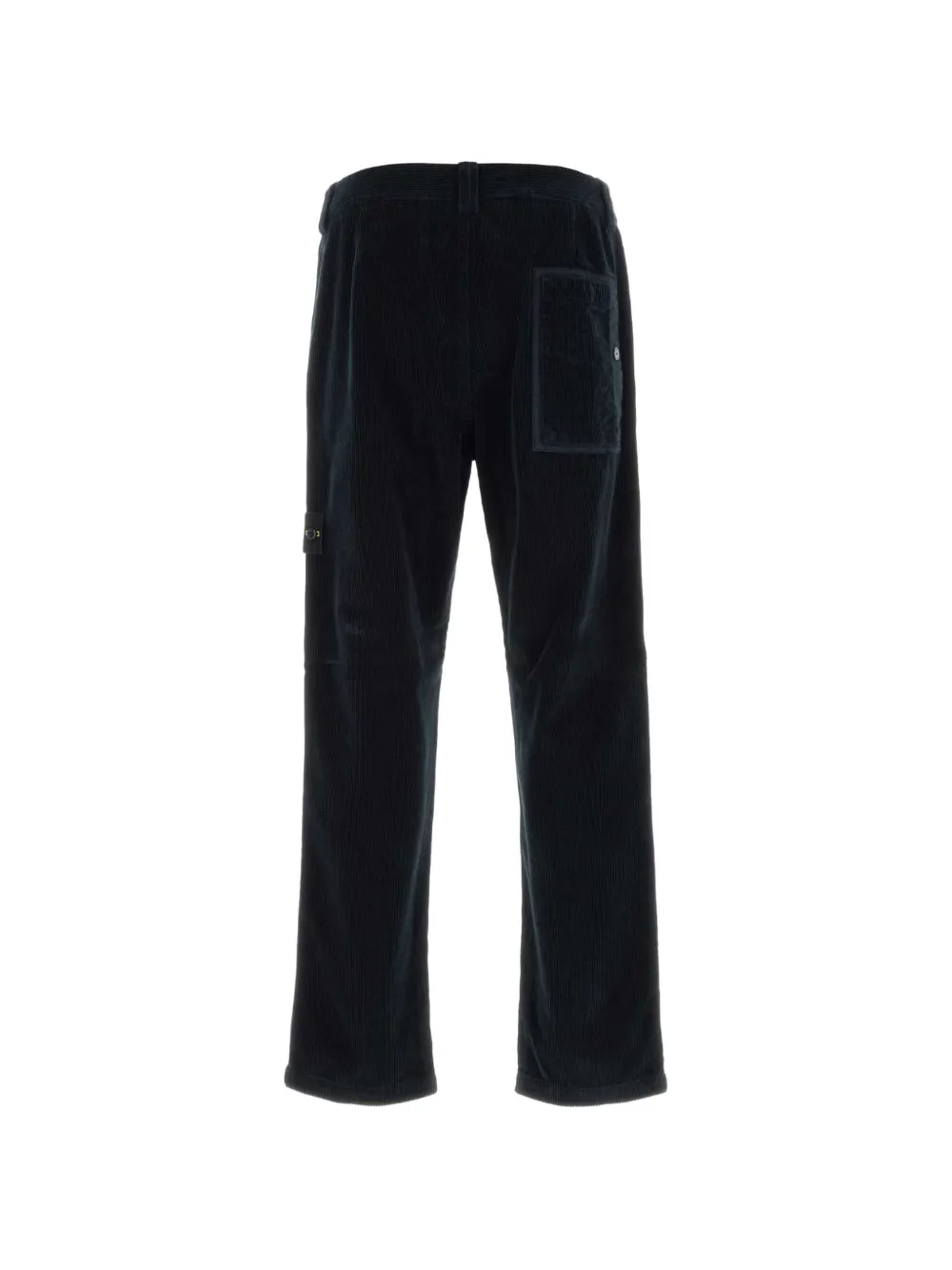 Stone Island 3100059 800 chino van biologisch katoenen ribfluweel Blauw