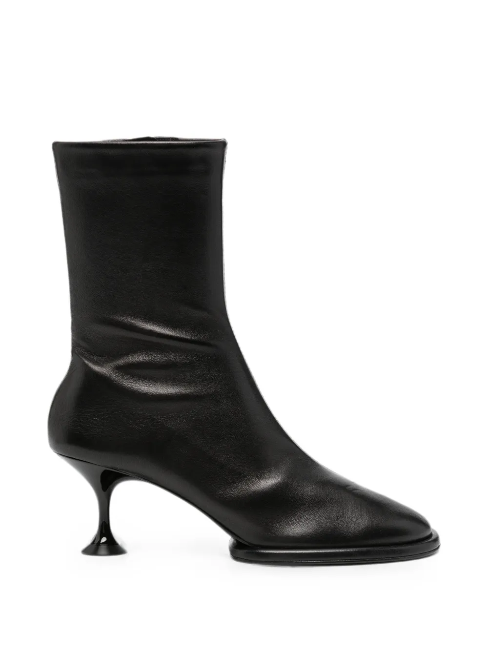 Sergio Rossi kitten-heel ankle boots Zwart