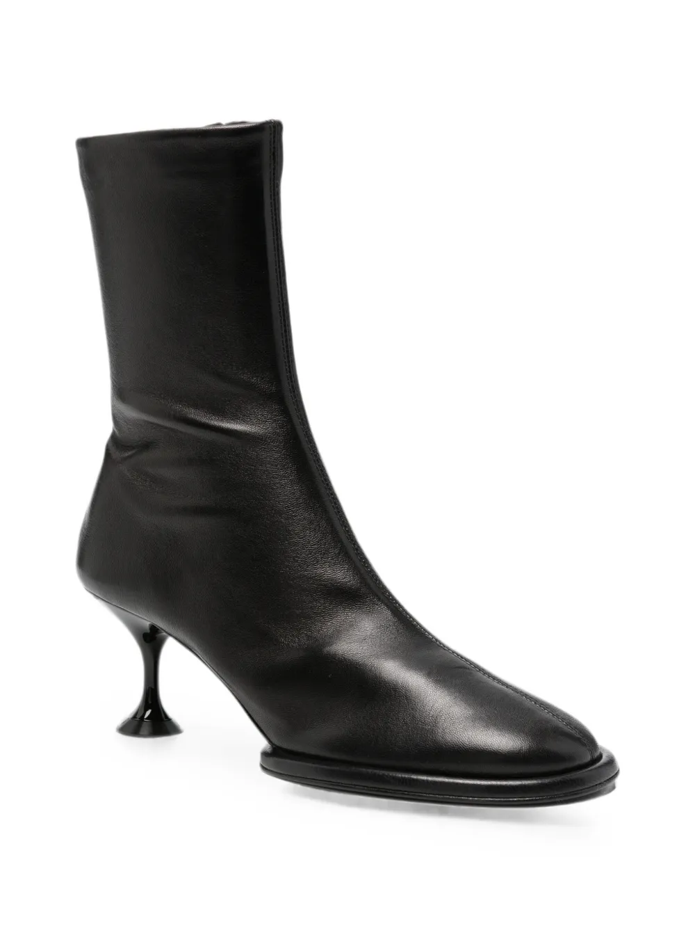 Sergio Rossi kitten-heel ankle boots Zwart