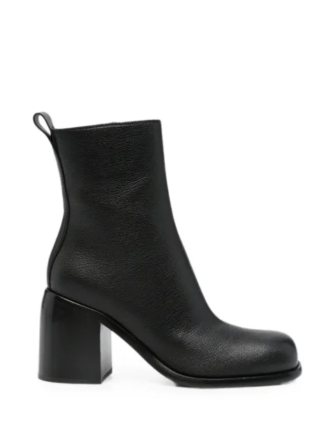 Sergio Rossi square-toe block-heel ankle boots
