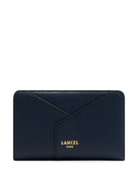 Lancel cartera Enveloppe de cuero granulado