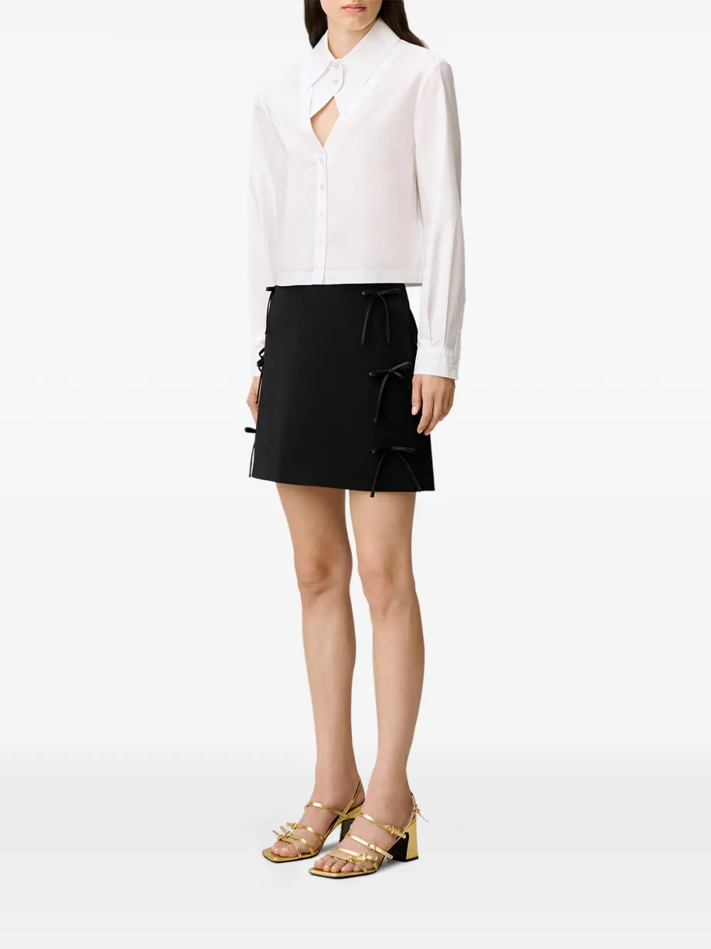 Claudie Pierlot  리본 디테일 스커트