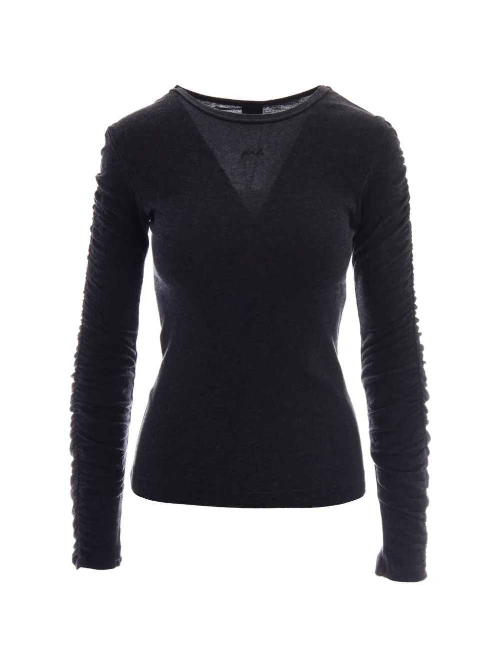 PINKO ruched-sleeve sweater - Grigio