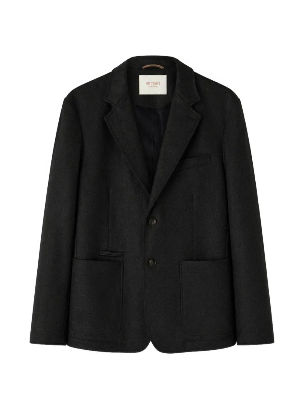 RETORI single-breasted padded blazer - Grigio