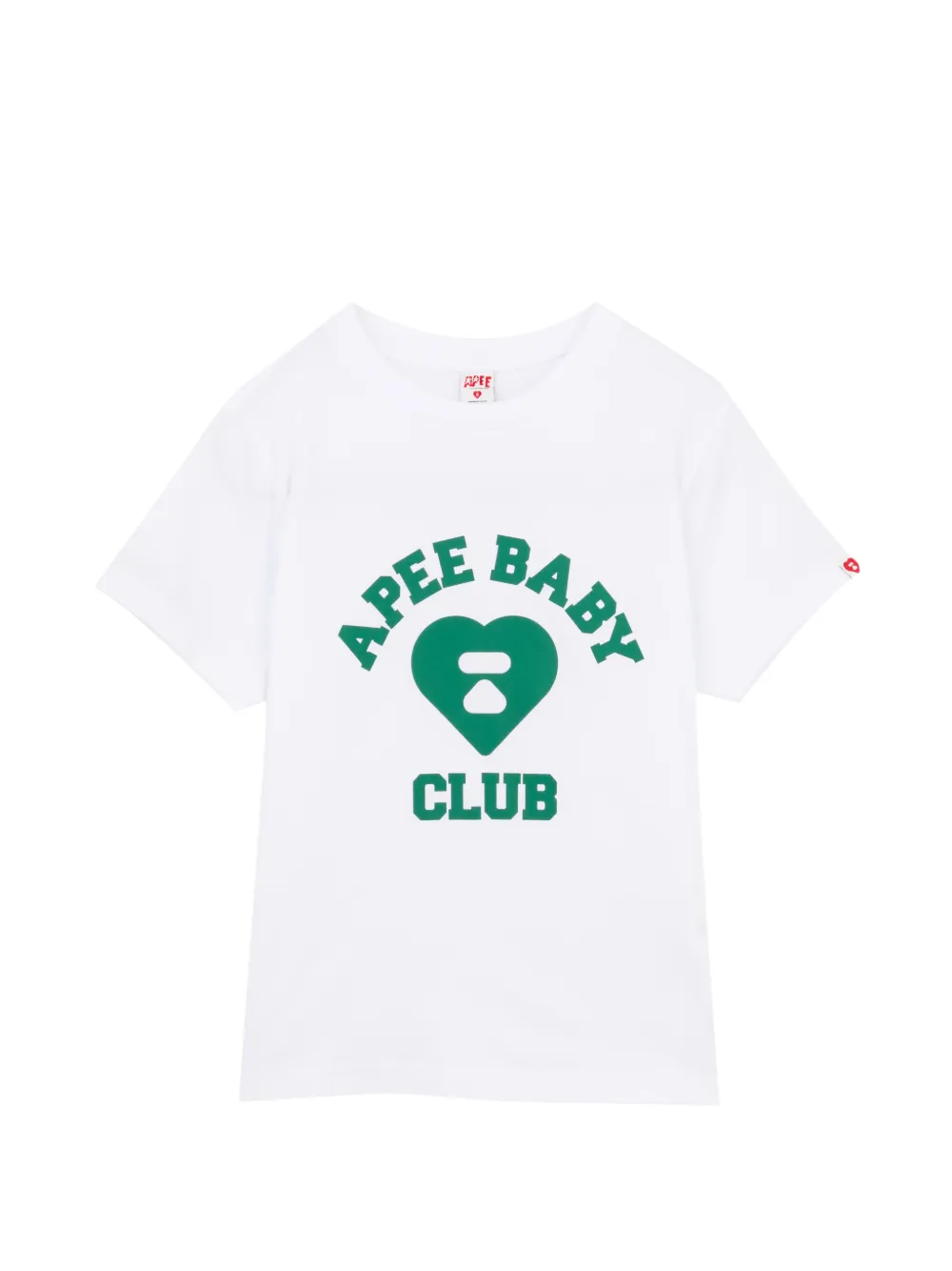 APEE™ by *A BATHING APE® heart logo-print crew-neck T-shirt