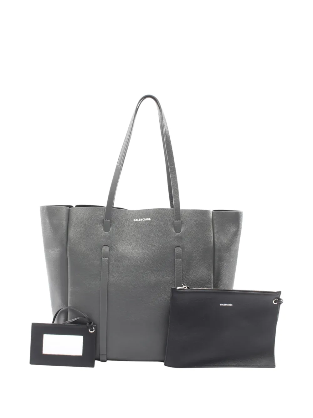 Balenciaga Pre-Owned 2017 Everyday Tote Bag aus Leder - Grau