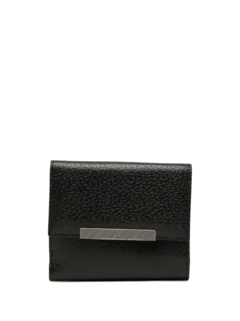 Gucci Pre-Owned 2000-2015 Textured Leather Bifold Wallet small wallets