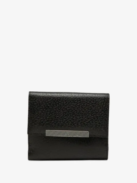 Gucci Pre-Owned 2000-2015 Textured Leather Bifold Wallet small wallets