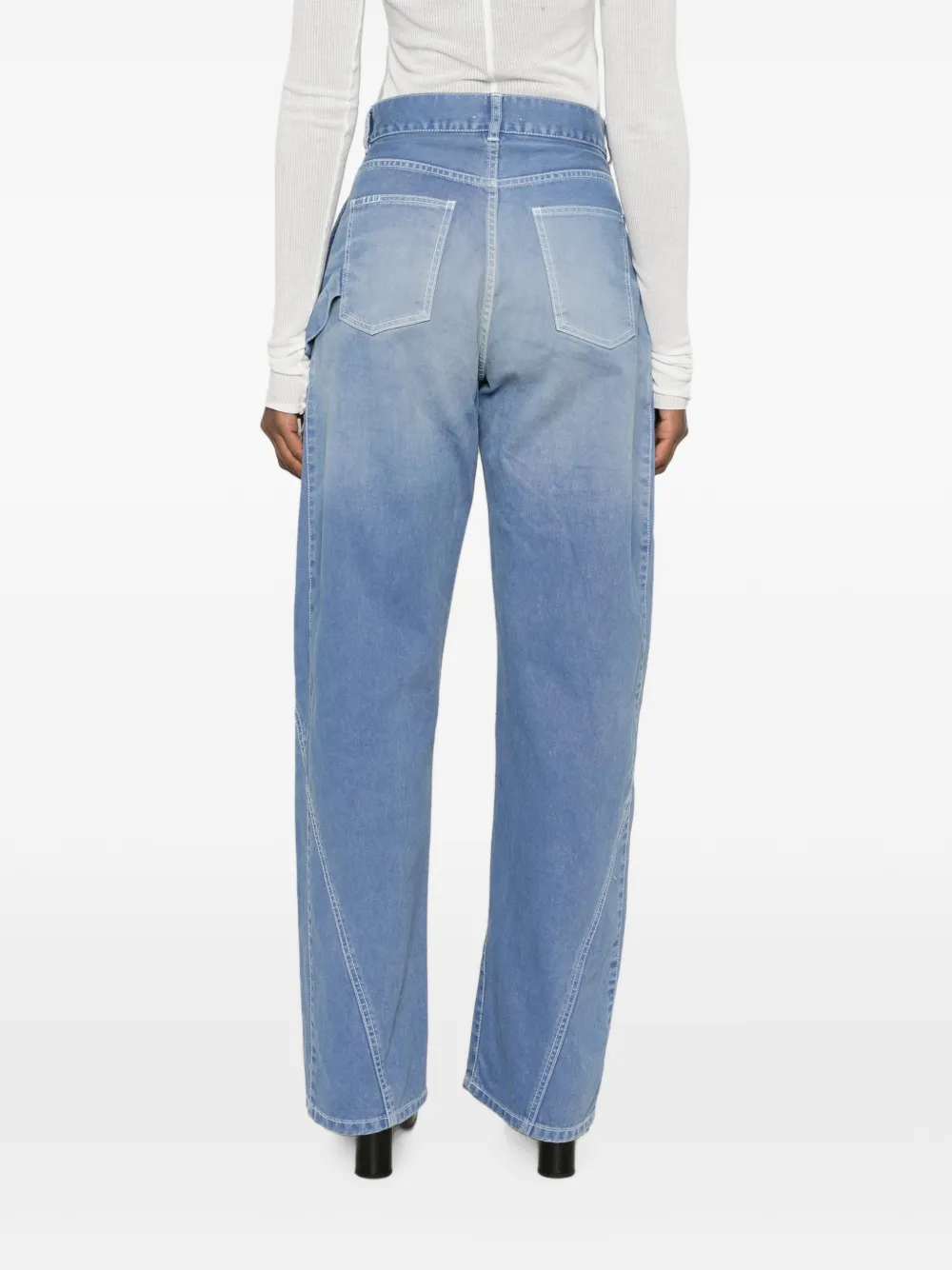 JW Anderson Twisted Workwear jeans Blauw