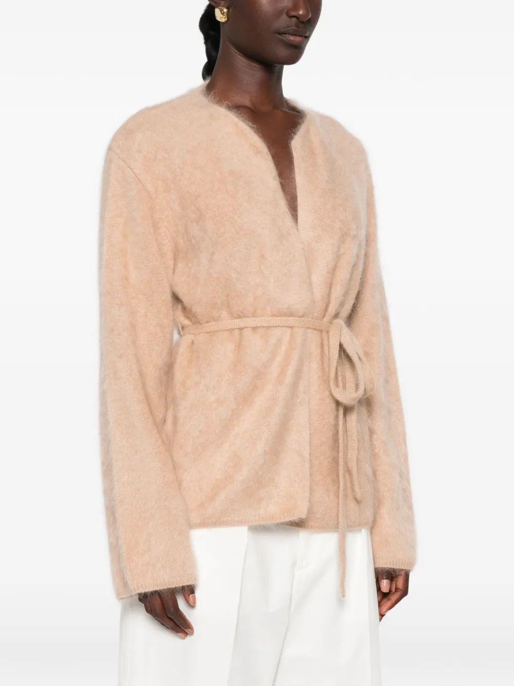 Soft Goat Geborsteld wikkelvest Beige