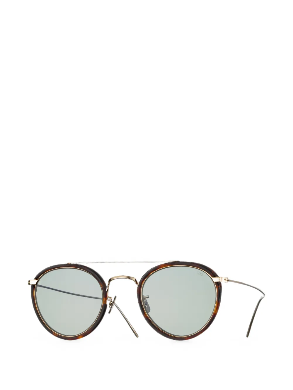 Eyevan7285 762 zonnebril met rond montuur Bruin