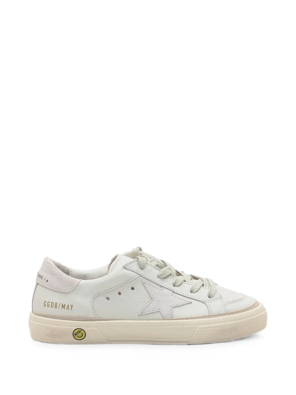 Golden Goose Kids May star-patch sneakers Wit