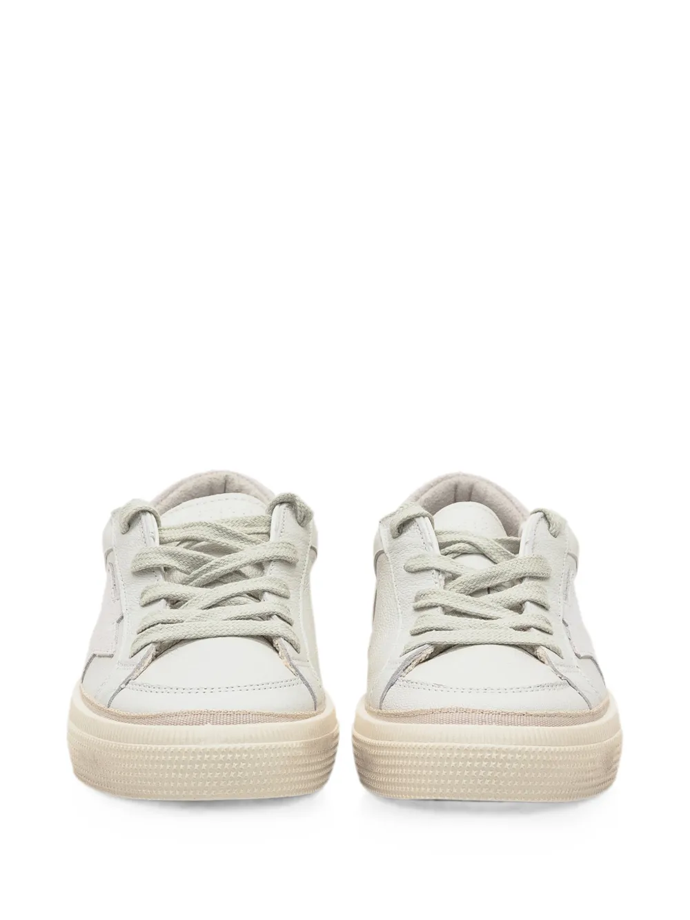 Golden Goose Kids May star-patch sneakers Wit