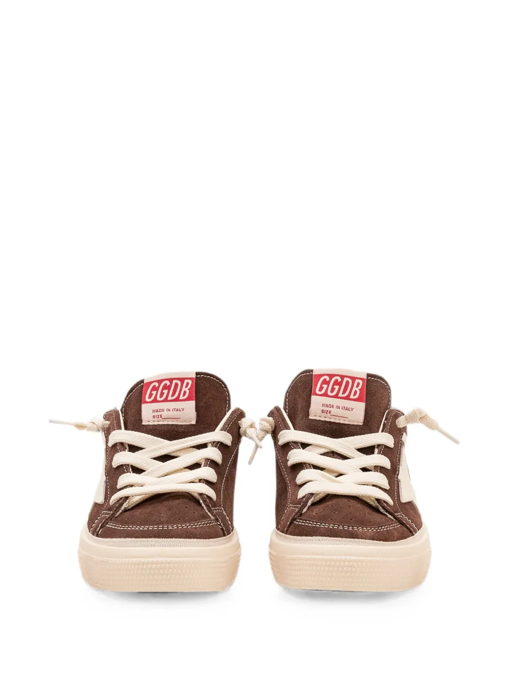Golden Goose Kids May suede sneakers Bruin