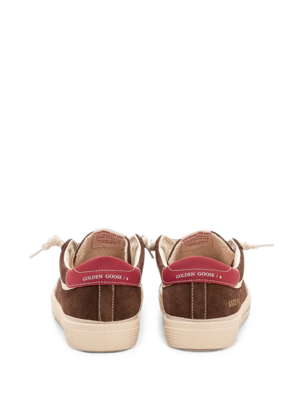 Golden Goose Kids May suede sneakers Bruin