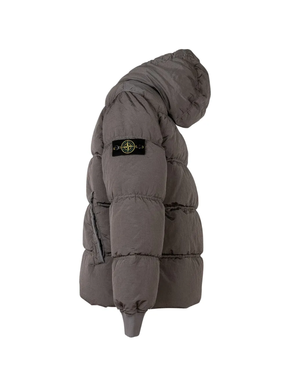 Stone Island Junior Gewatteerd jack Grijs