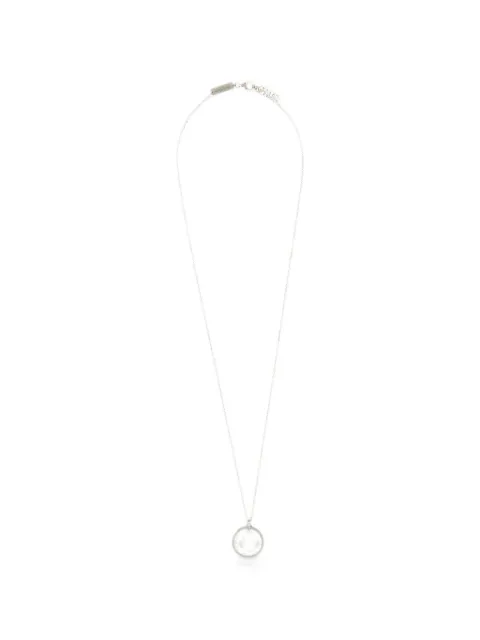 Maison Margiela Numeric engraved ring-pendant necklace