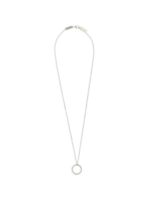 Maison Margiela Numeric engraved ring-pendant necklace
