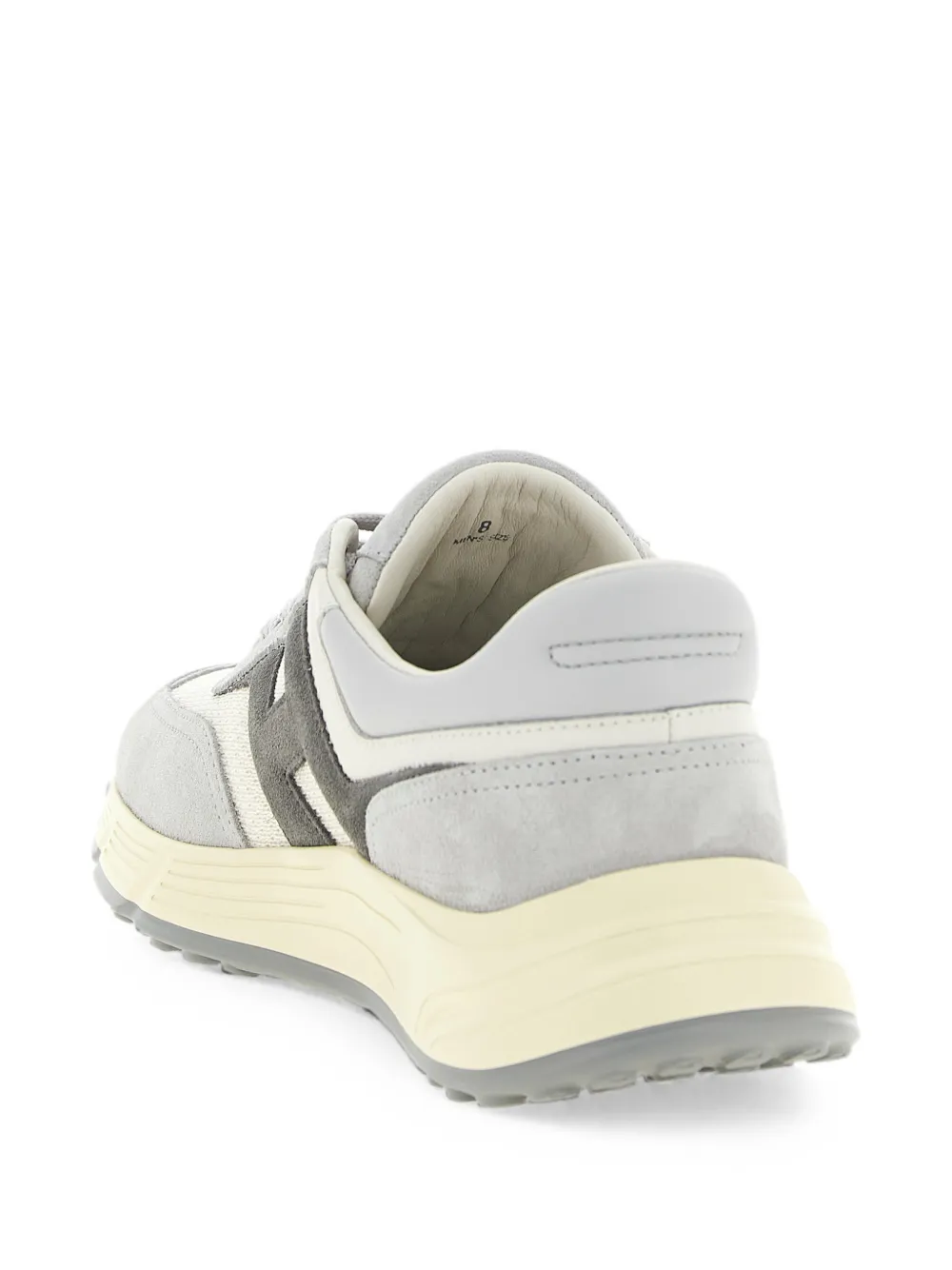 Hogan Hyperlight suede-panel low-top sneakers Grijs