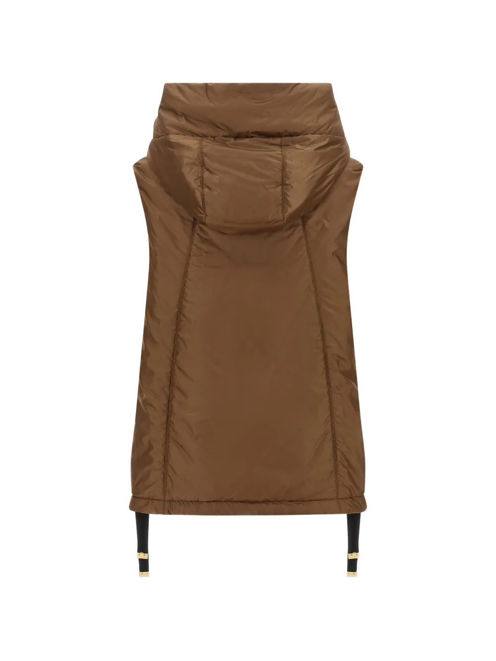 Max Mara Greengo Padded Vest In Brown