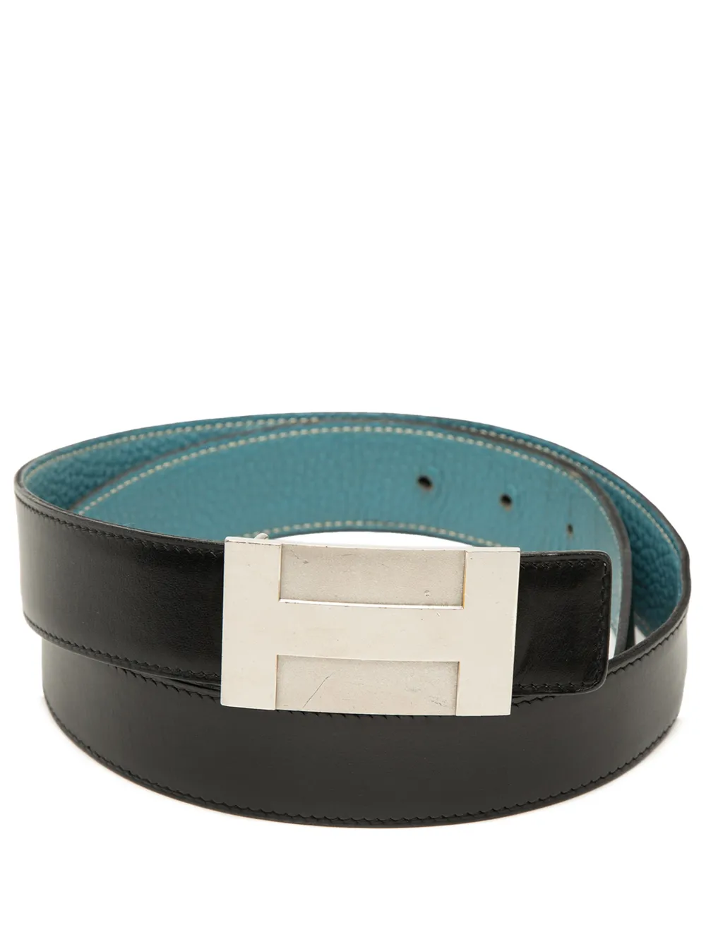 Hermès Pre-Owned 2007 wendbarer Gürtel mit H-Schild - Blau