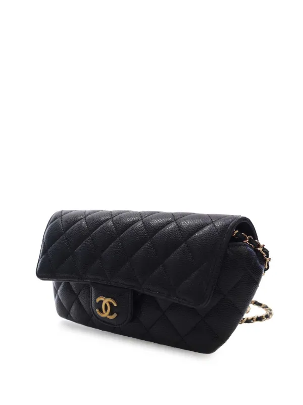 CHANEL Pre-Owned 2021 ココマーク マトラッセ サングラスケース