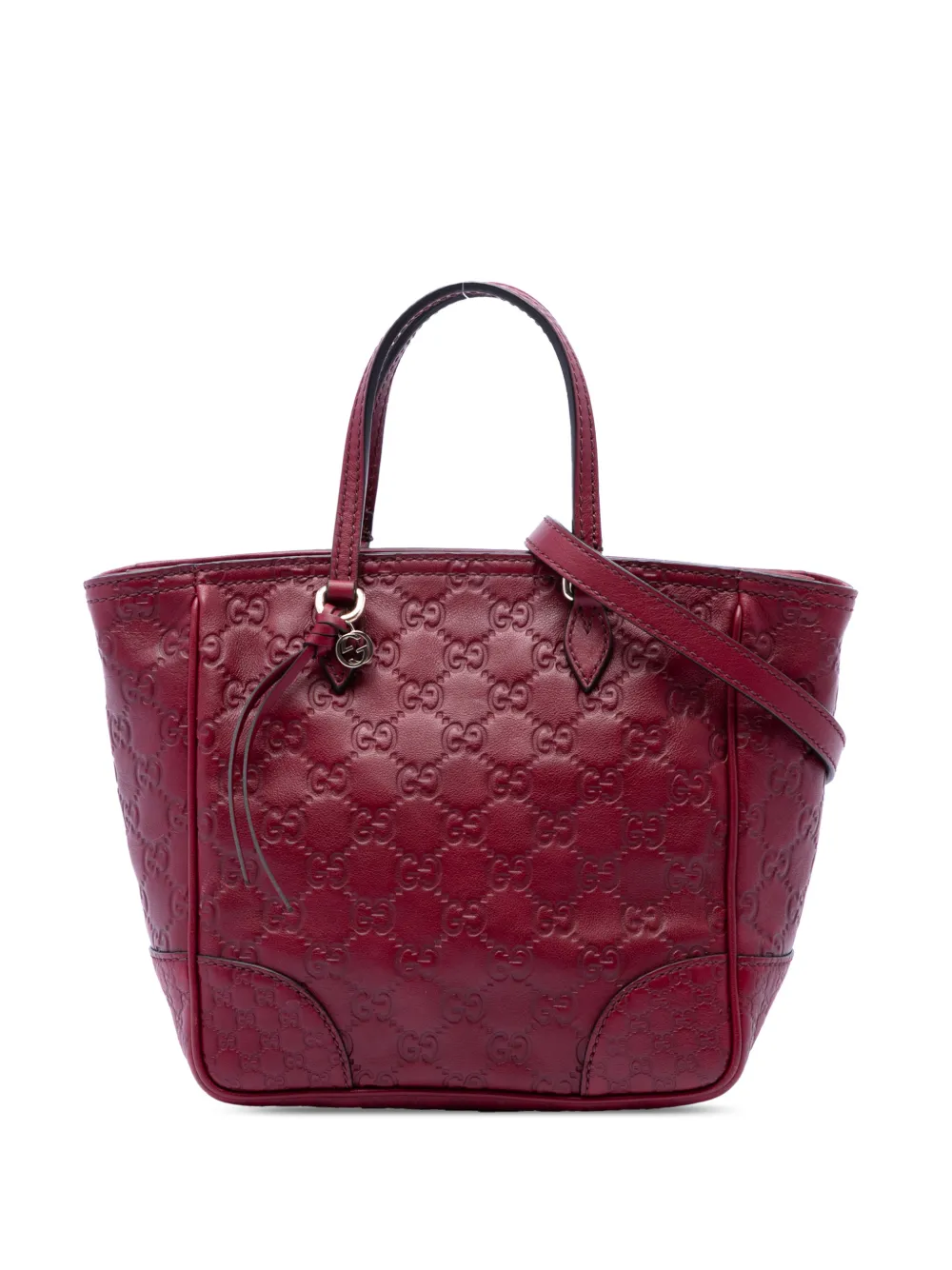 Gucci Pre-Owned Borsa a tracolla Bree Guccissima piccola 2016-2026 - Rosso