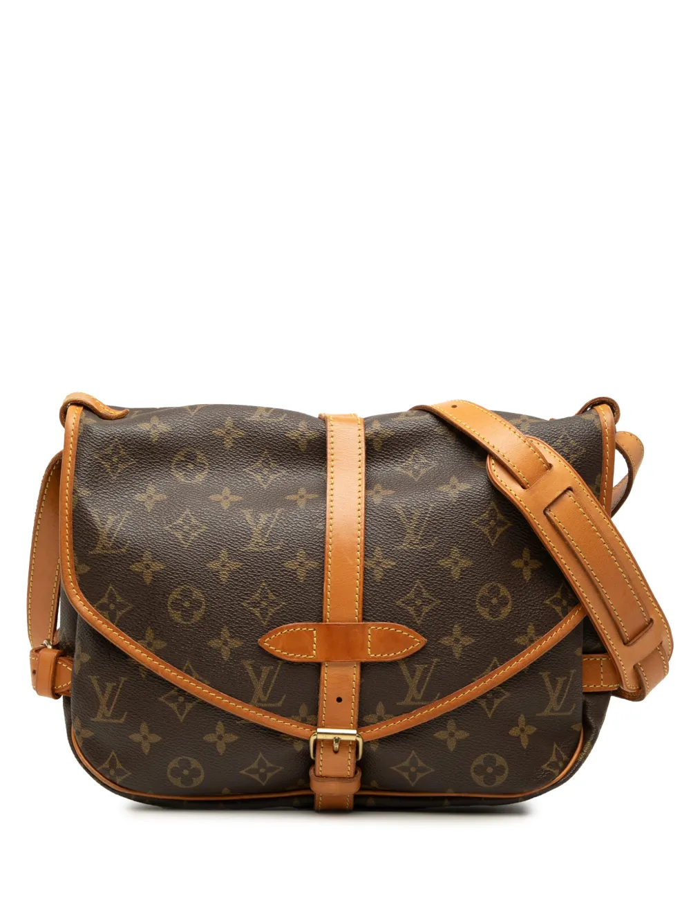 Louis Vuitton Pre-Owned 1995 Monogram Saumur Umhängetasche 30cm - Braun