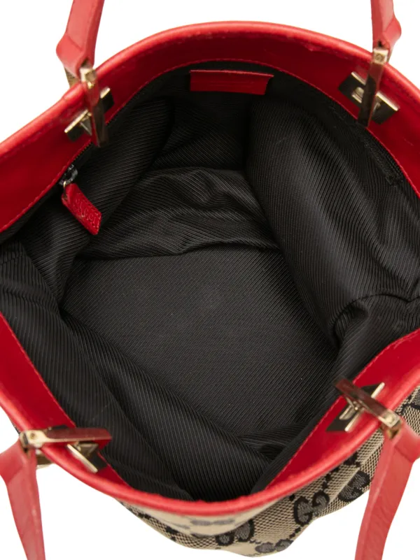 Gucci Pre-Owned 2000-2015 GGキャンバス トートバッグ | レッド