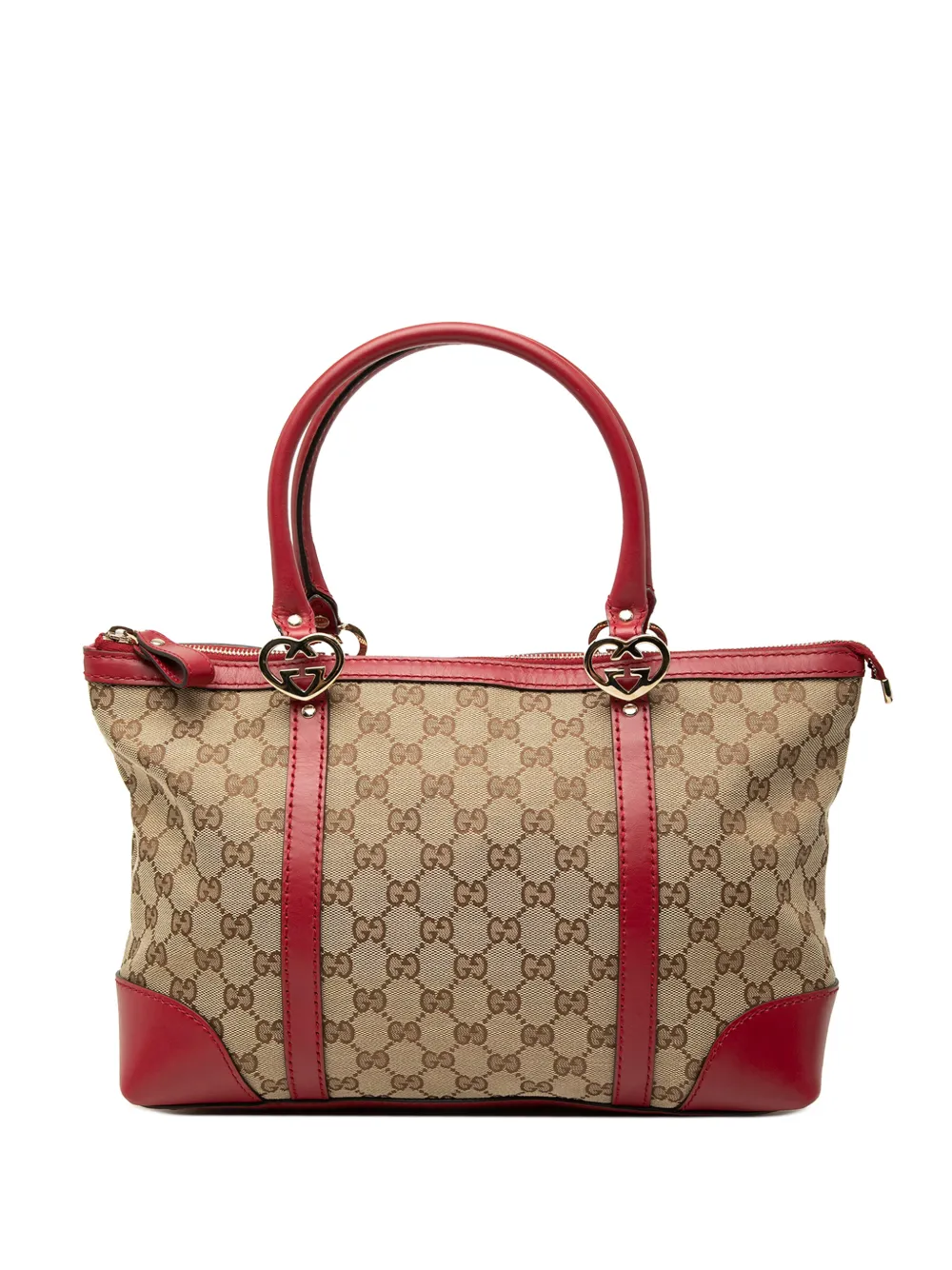 Gucci Pre-Owned 2000-2015 Lovely Tote Bag aus GG Canvas - Rot