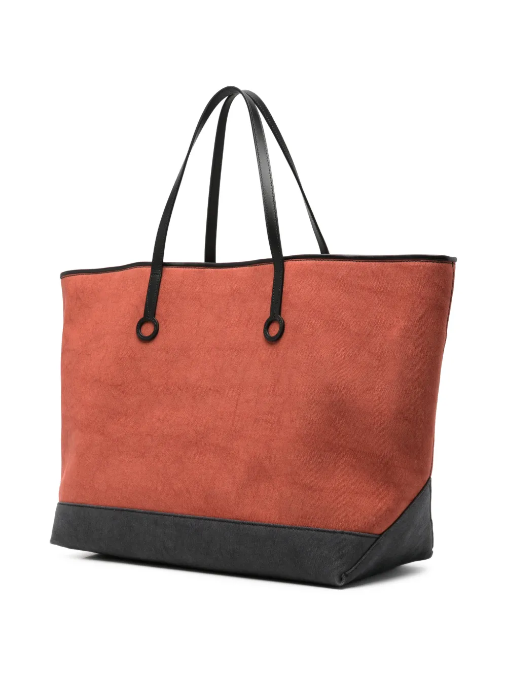 JW Anderson Shopper met colourblocking en logo-hanger Geel
