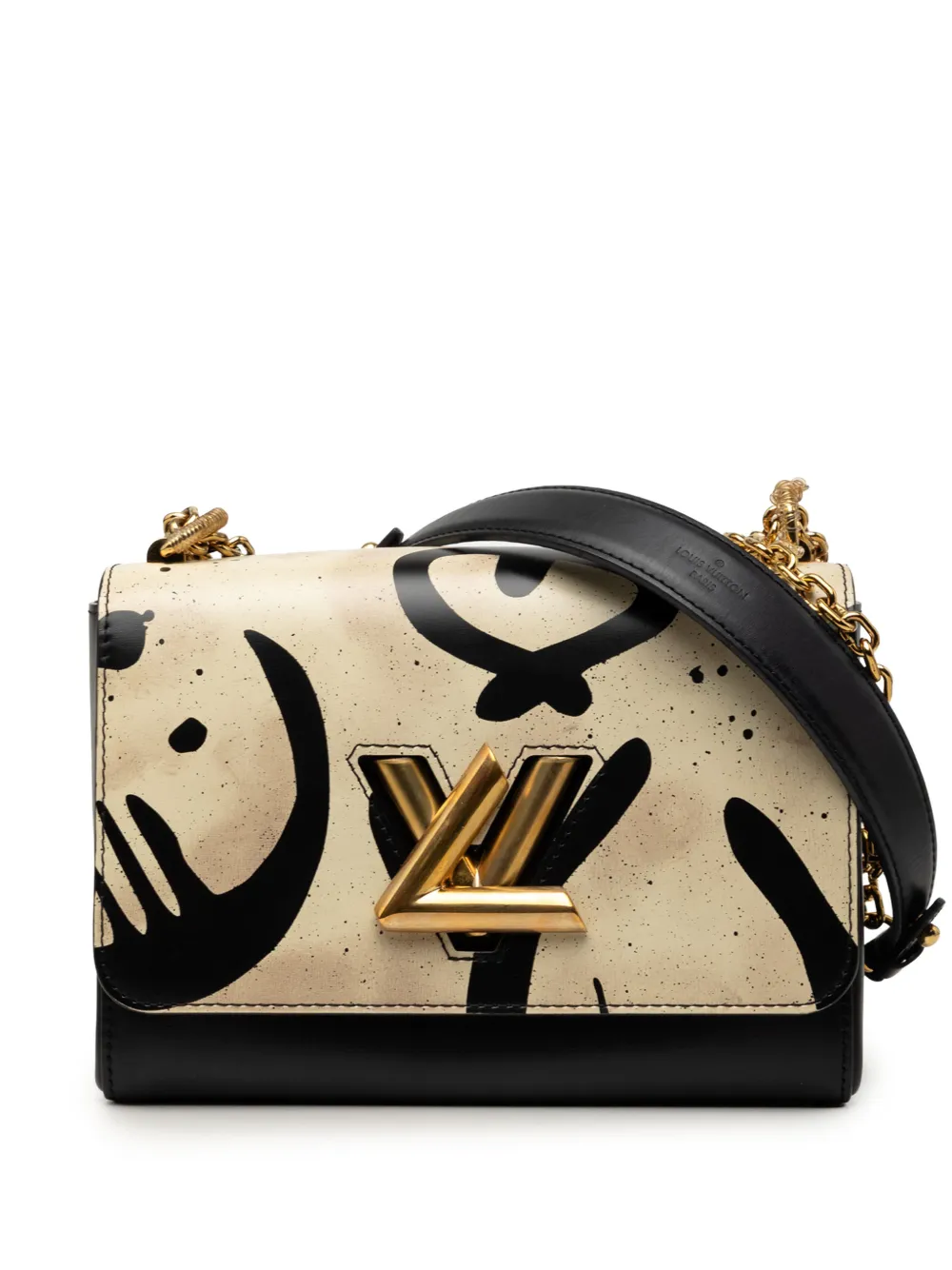 Louis Vuitton Pre-Owned 2021-2026 Twist MM Umhängetasche mit Print - Braun