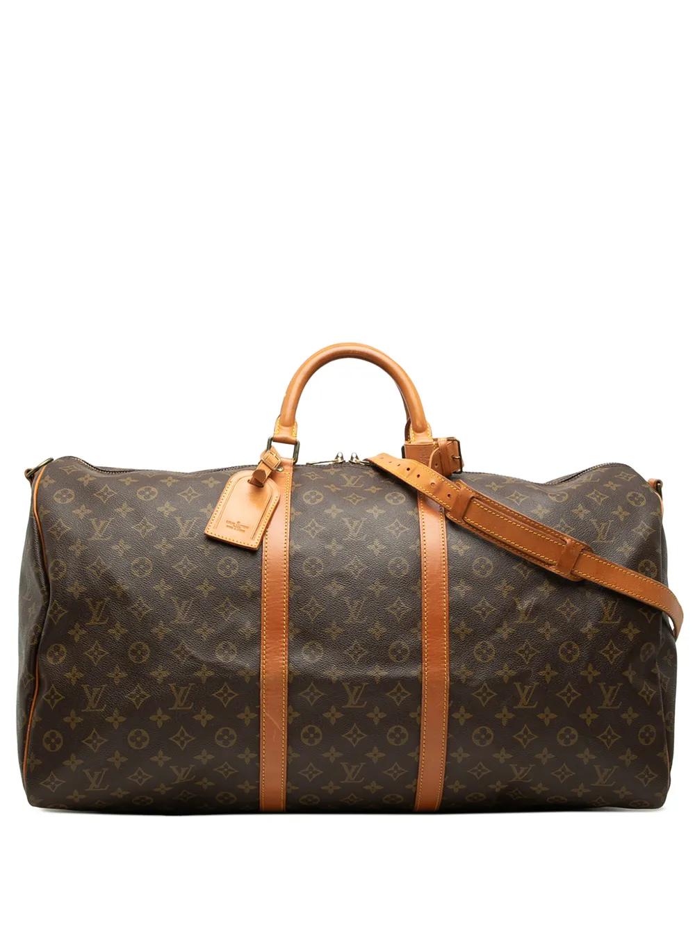 Louis Vuitton Pre-Owned 1988 Monogram Keepall Bandouliere Reisetasche 60cm - Braun