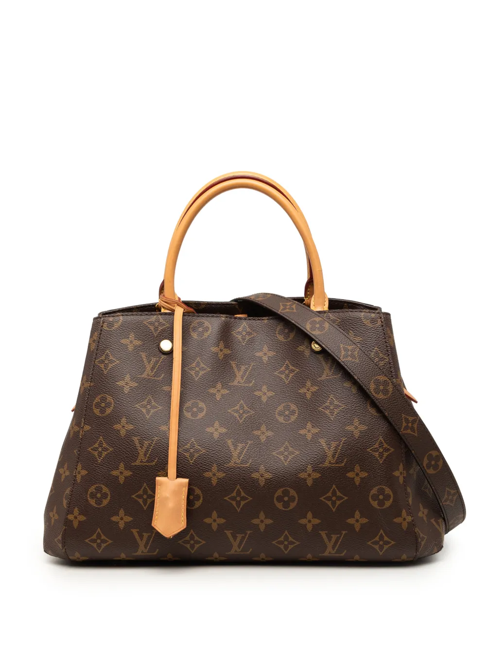 Louis Vuitton Pre-Owned 2017 Monogram Montaigne MM satchel - Braun
