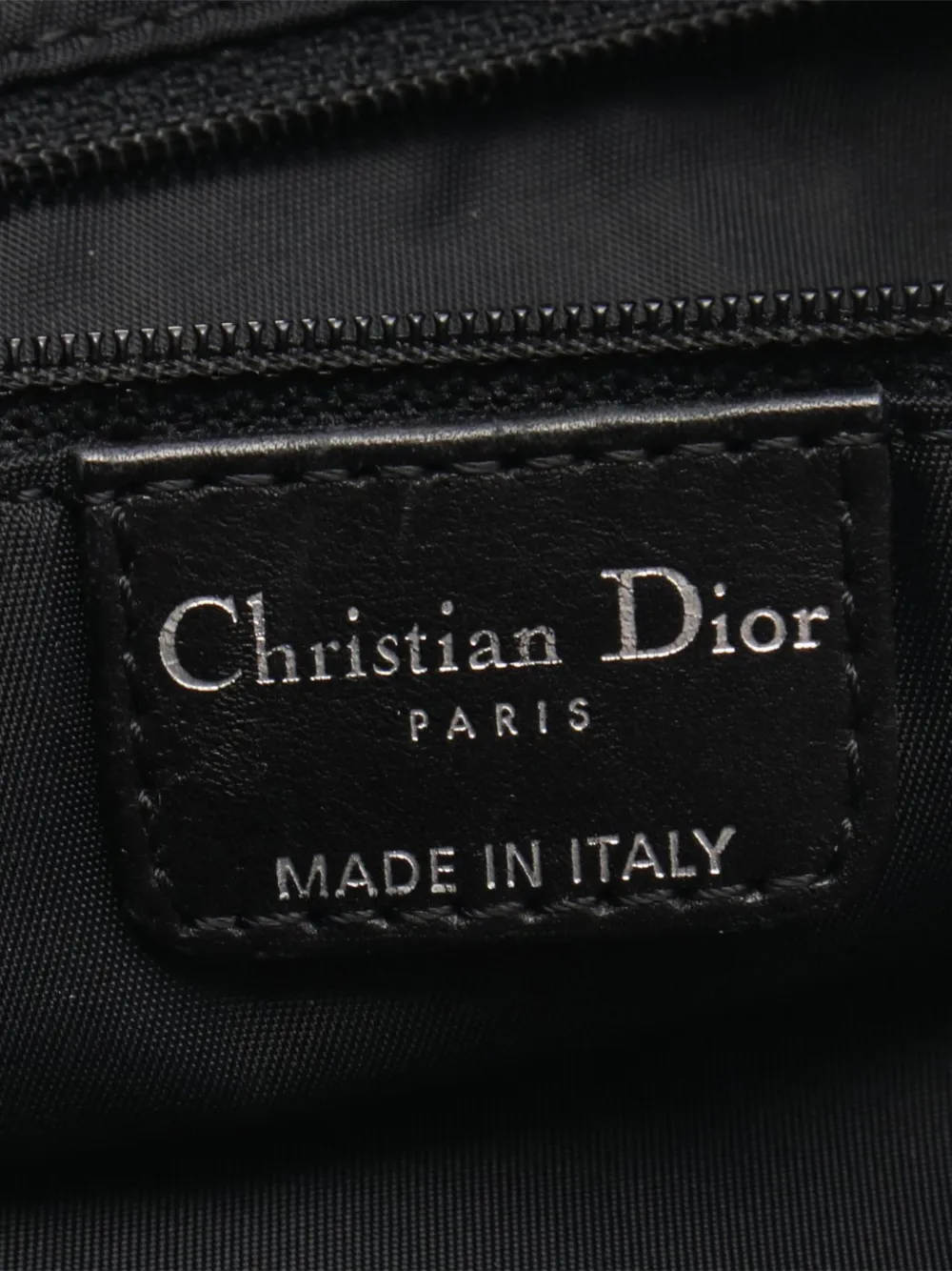 Dior Pre-owned 2002-2006 Diorissimo Trotter Canvas Lovely Charm Tote Bag in Black, view 5
