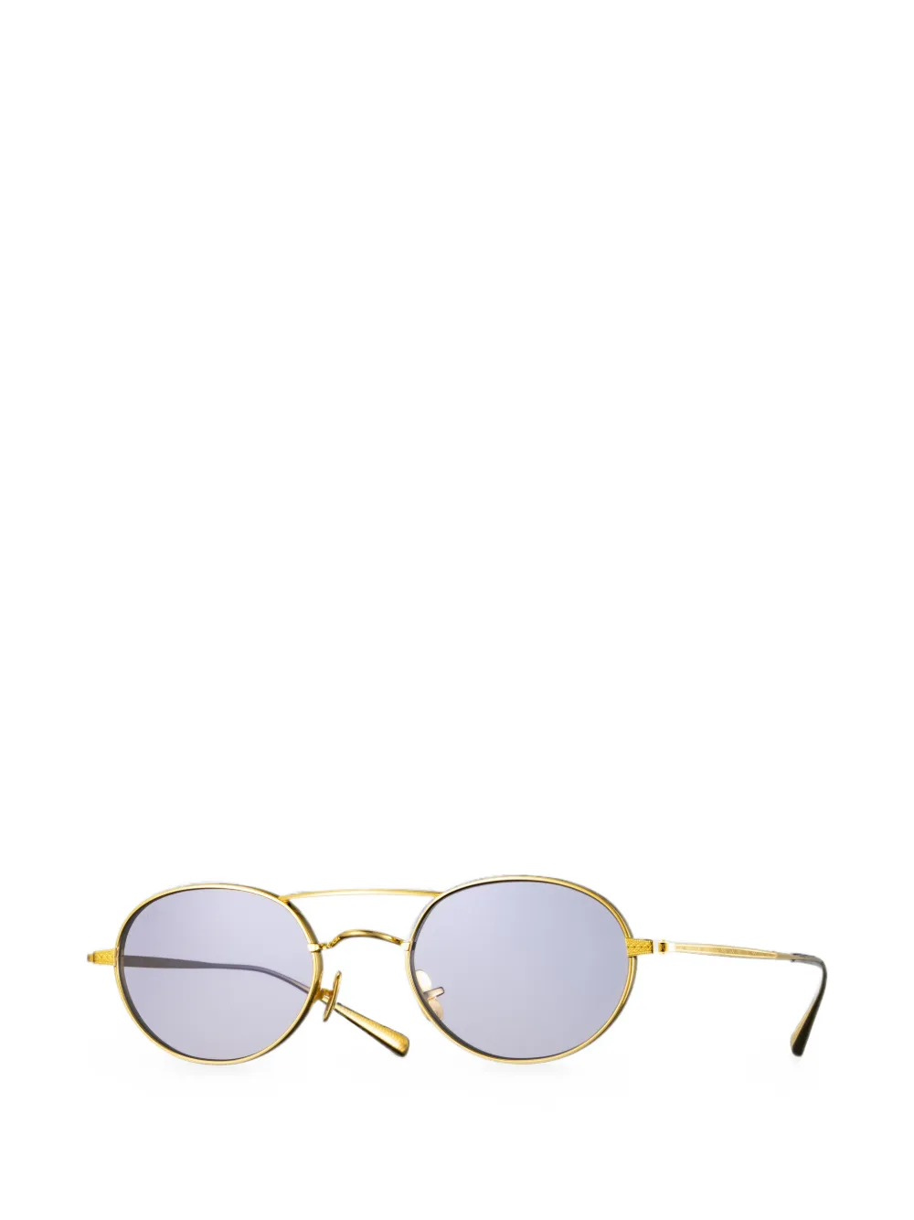 Eyevan7285 Eldridge zonnebril met rond montuur Goud