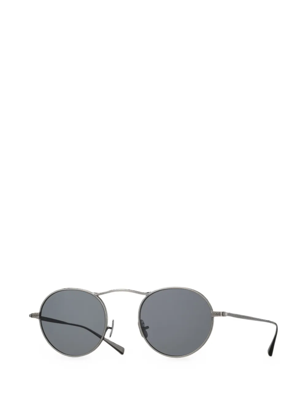Eyevan7285 Safari-E zonnebril met rond montuur Grijs