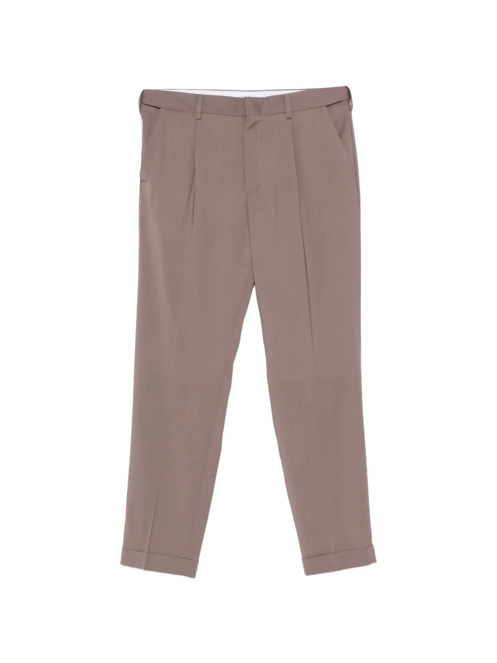 Cellar Door Cambridge pleated tailored trousers - Marrone
