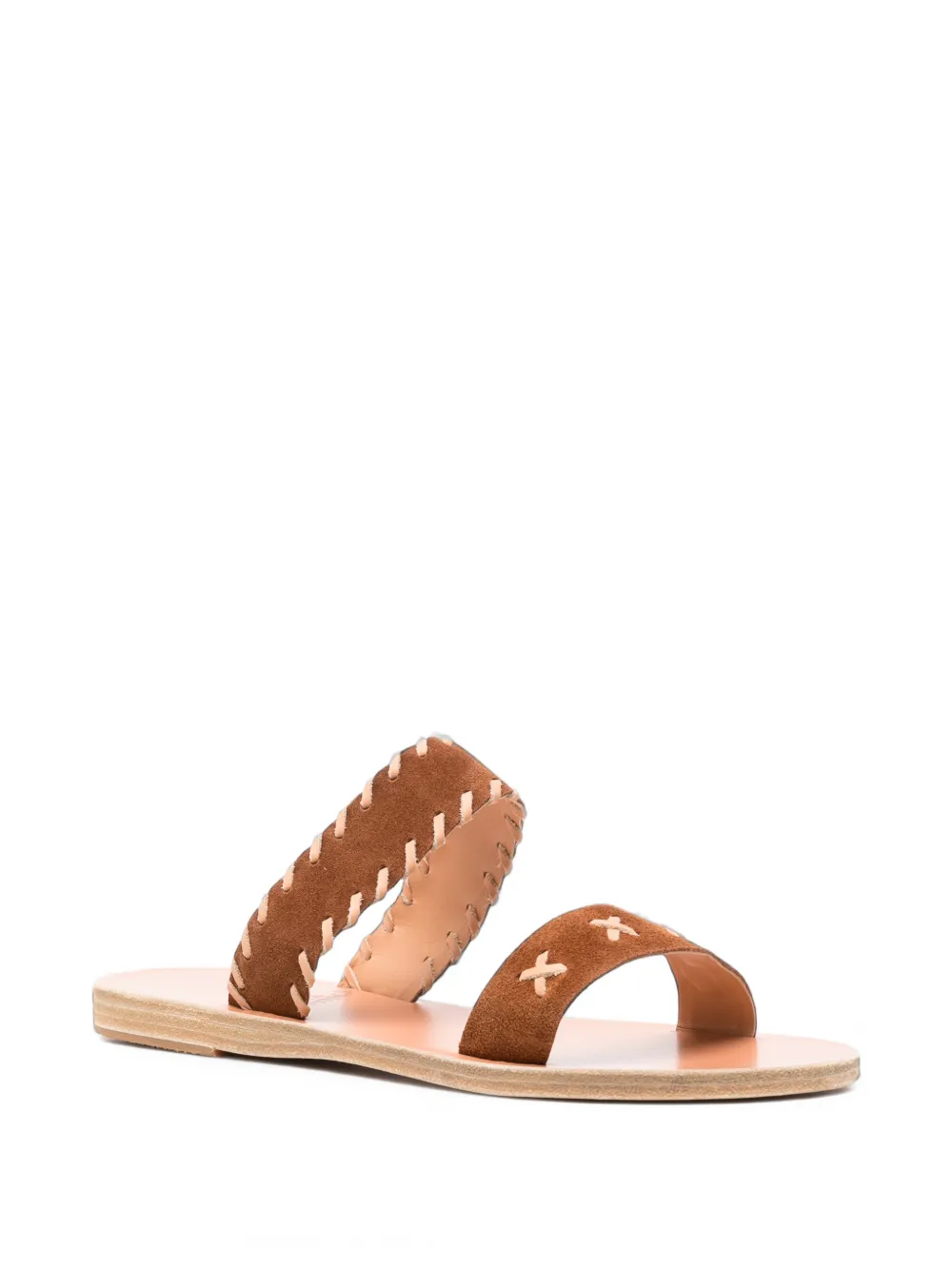 Ancient Greek Sandals Thekla Stitch sandals Bruin